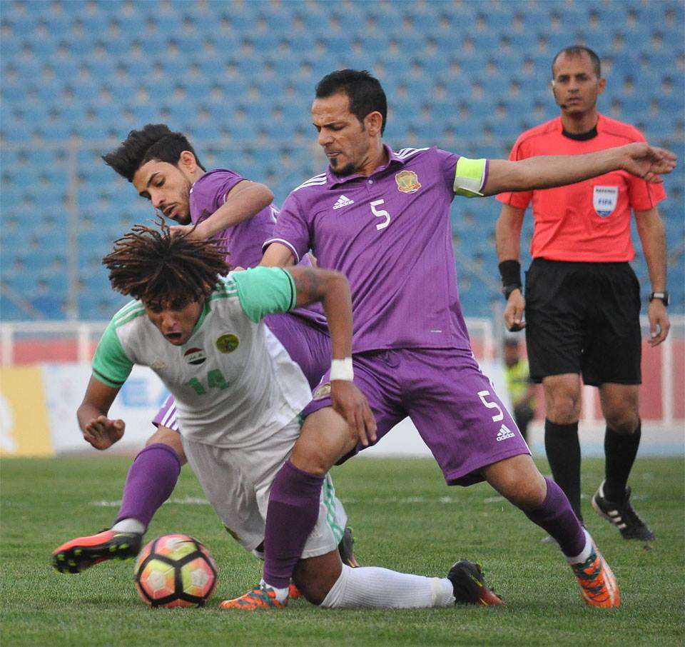 صورة أرشيفية لإحدى مباريات الدوري العراقي