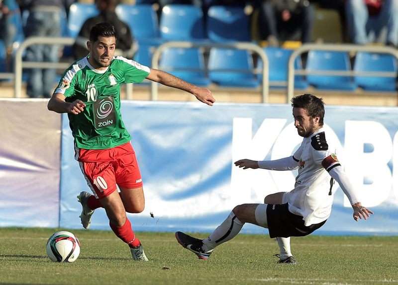 مباراة سابقة بين الوحدات والأهلي