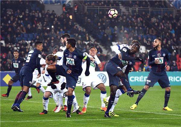 جانب من مباراة سابقة لباريس سان جيرمان 