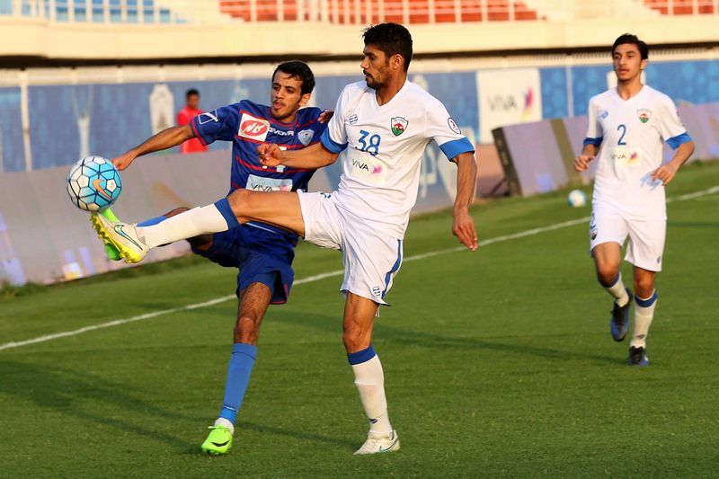 جانب من مباراة الجهراء والشباب