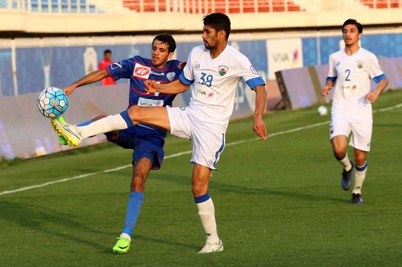 جانب من مباراة الجهراء والشباب