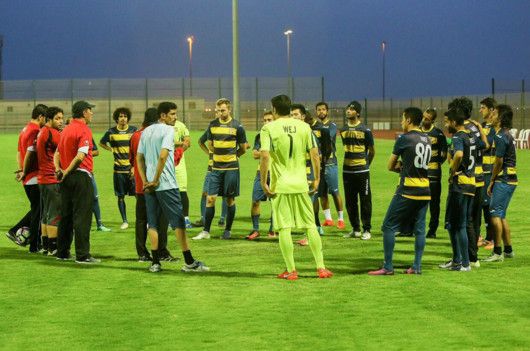 جانب من تدريبات نادي وج