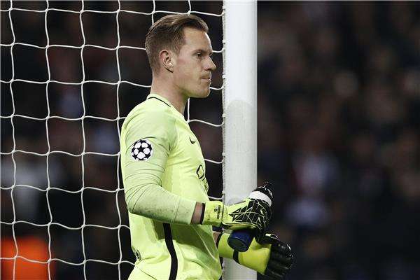شتيجن يتألق مع برشلونة