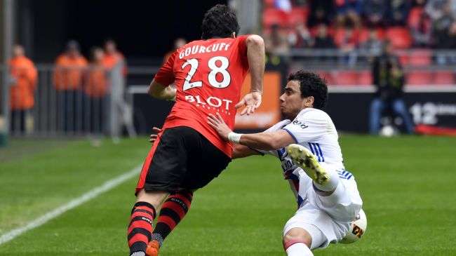 لاعبو رين وليون