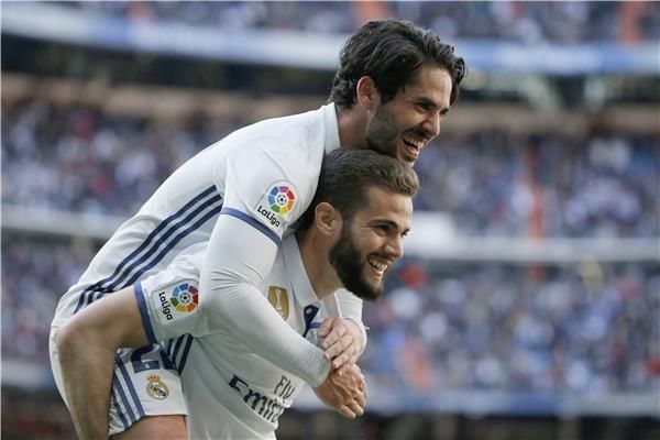 فرحة إيسكو في مباراة ألافيس