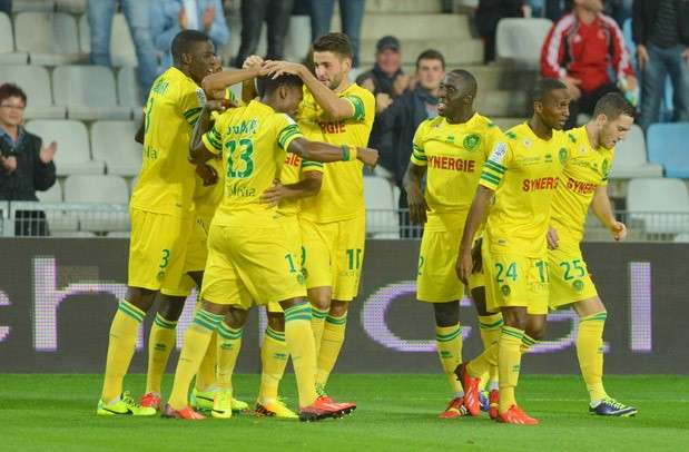 فرحة لاعبي نانت