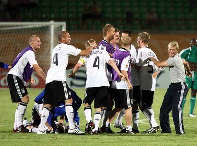 منتخب المانيا للشياب اثناء كاس العالم الاخيرة في مصر