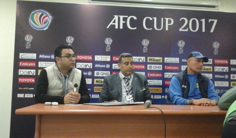 إميل رستم من المؤتمر الصحفي