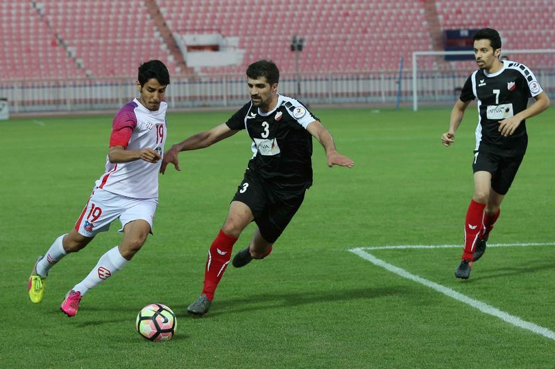 جانب من مباراة الكويت وخيطان