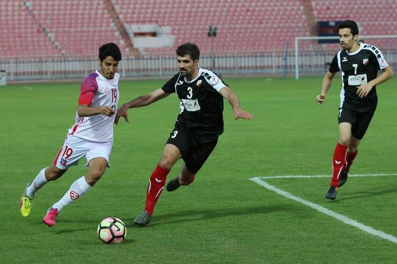 جانب من مباراة الكويت وخيطان