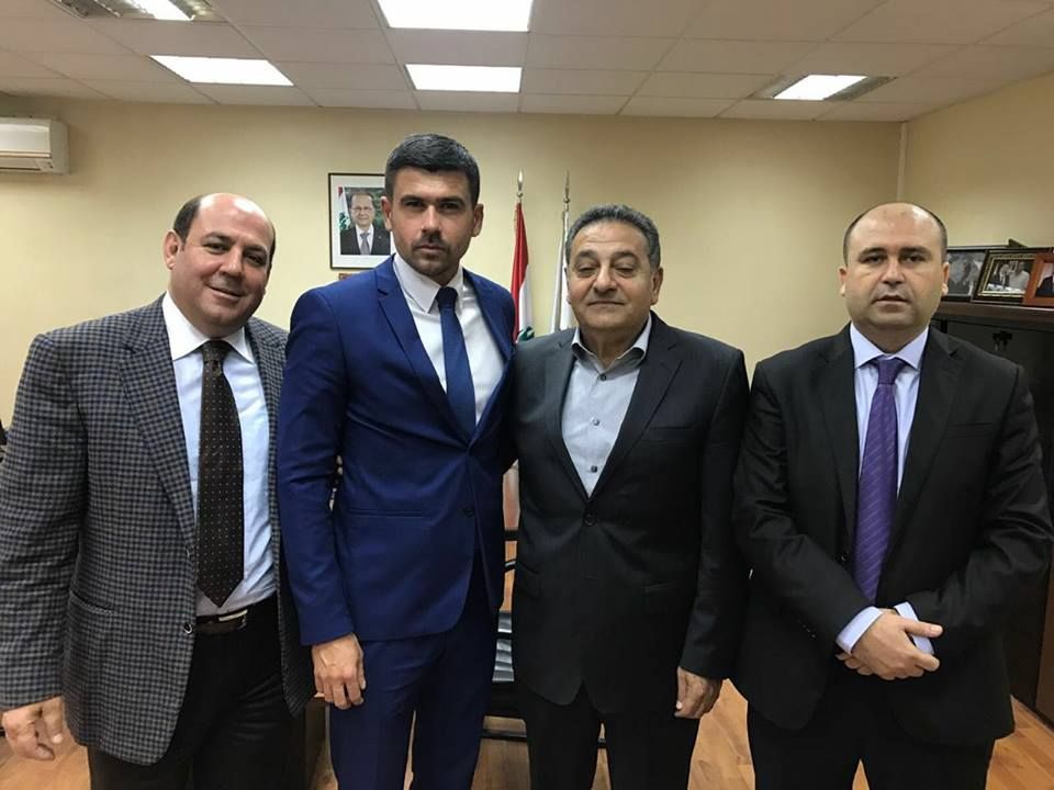 فيليب جودا وأشرف بن صالحة أثناء استقبالهما