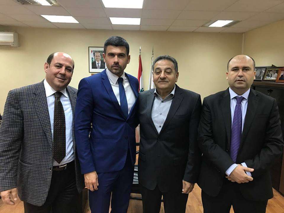 فيليب جودا وأشرف بن صالحة أثناء استقبالهما