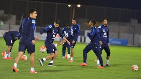 تدريبات الهلال ( ارشيفية ) 