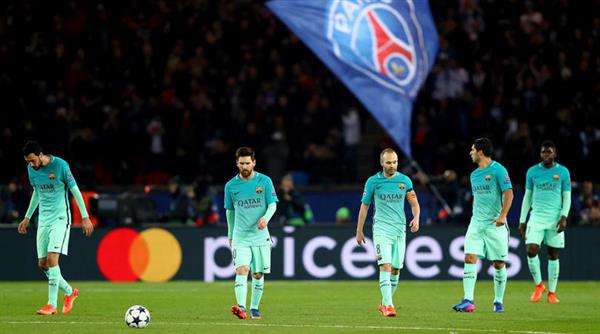 برشلونة يخسر برباعية أمام باريس قبل الانتفاضة المثيرة 