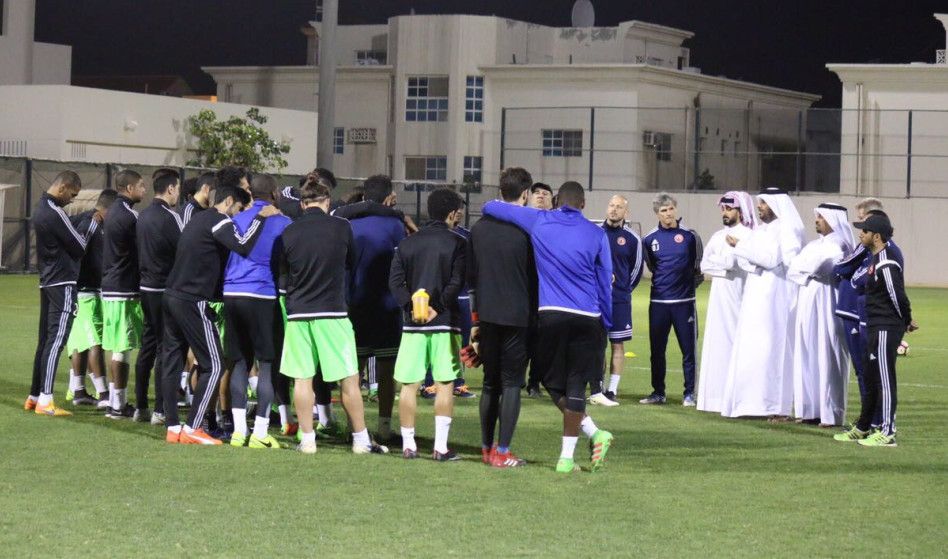 رئيس العربي يدعم لاعبيه