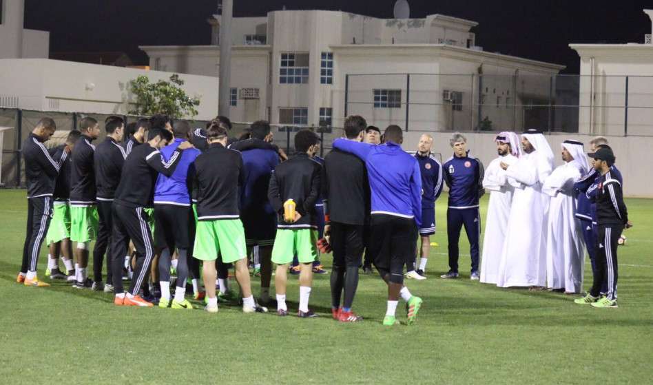 رئيس العربي يدعم لاعبيه