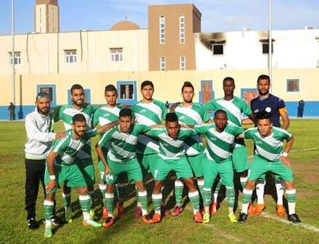 صورة أرشيفية للاعبي الاتحاد المصراتي