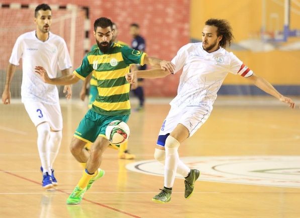 جانب من مباريات دوري الصالات البحريني