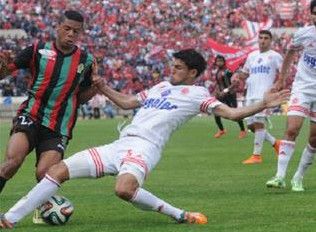 من مباراة الوداد والجيش