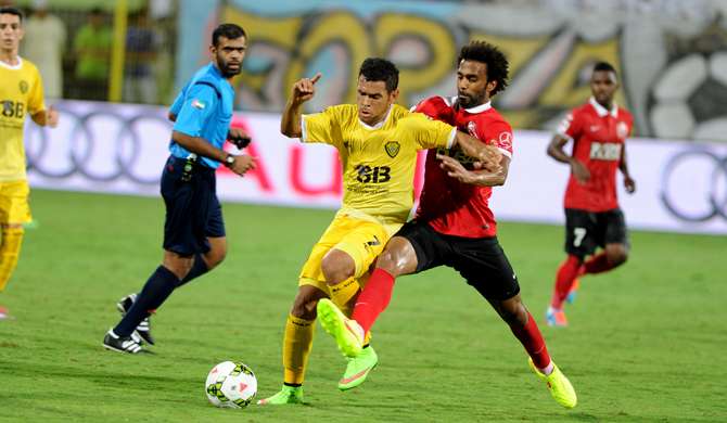 من مباراة الأهلي والوصل