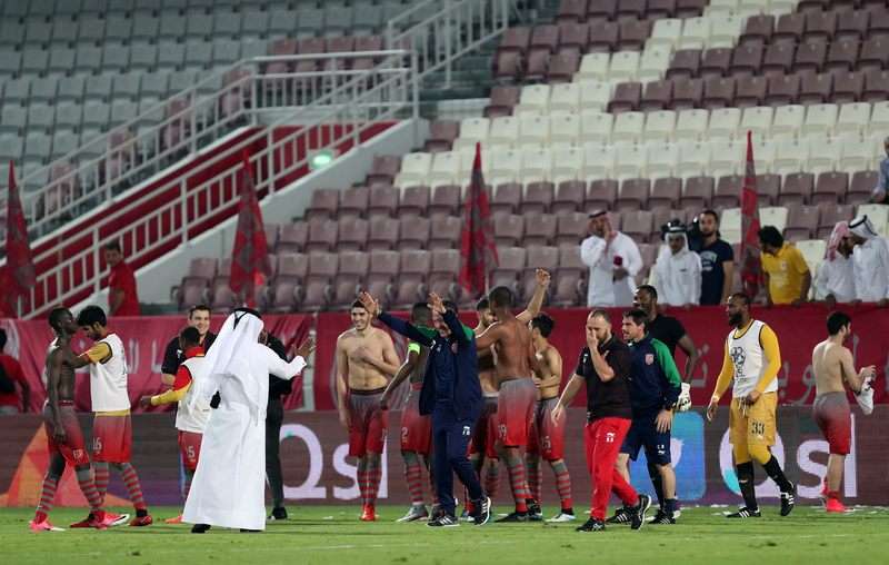 احتفالات لخويا بلقب الدوري