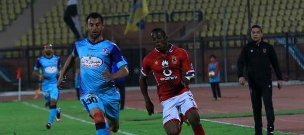 من مباراة الأهلى وبتروجيت