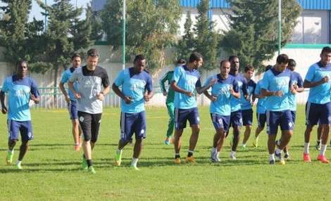 جانب من تدريبات الرجاء البيضاوي