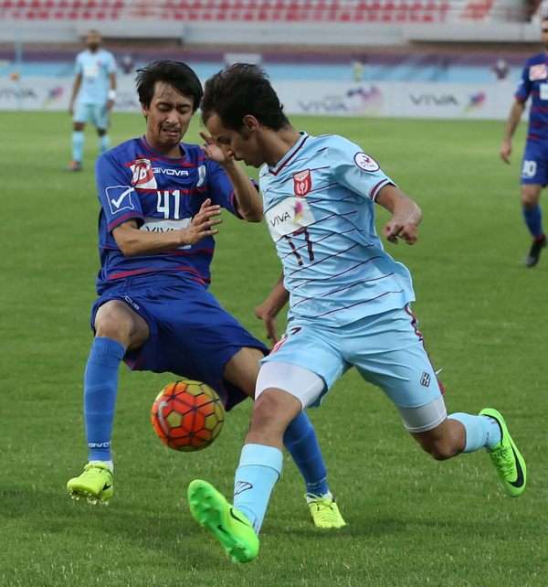 جانب من مباراة الشباب النصر