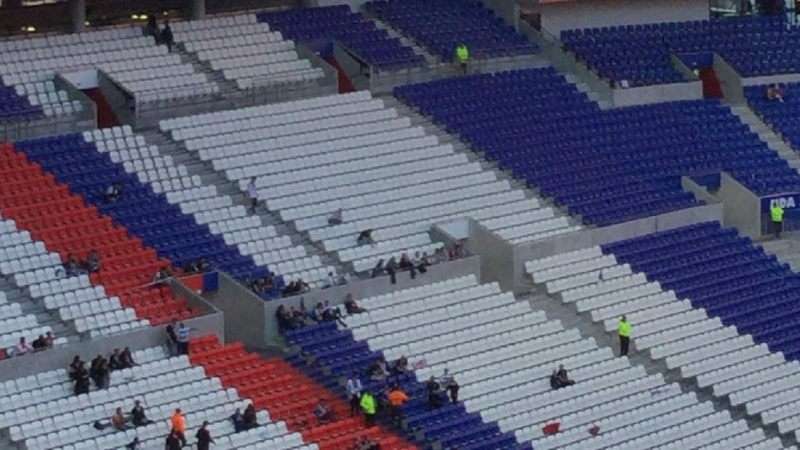 المدرجات بعد إصلاحها