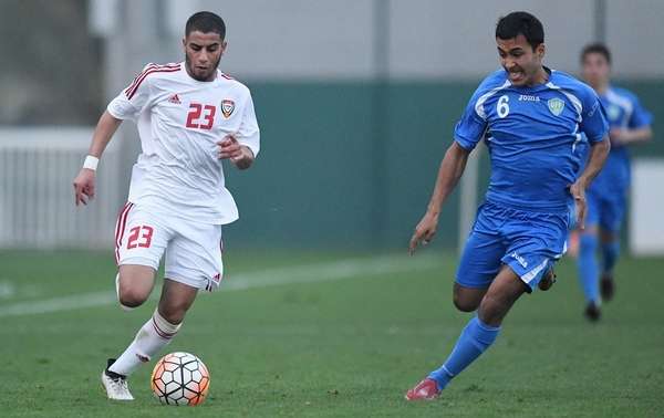 صورة أرشيفية لإحدى مباريات منتخب شباب الإمارات