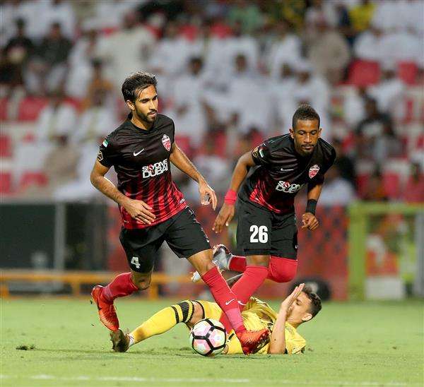 من مباراة بالدوري الإماراتي