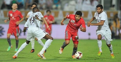 جانب من مباراة بين لخويا والجيش