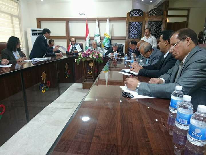 اجتماع اللجنة الأولمبية واتحاد الكرة العراقي