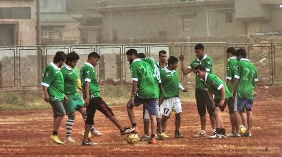 جانب من استعدادات فريق الأنوار