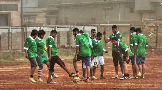 جانب من استعدادات فريق الأنوار