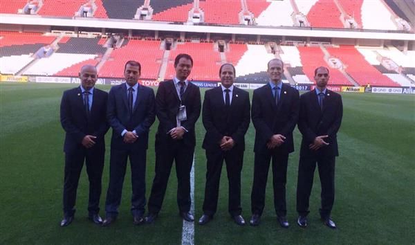 الطاقم الاردني لمباراة طشقند واستقلال طهران