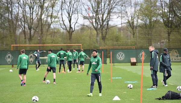 سيرج نابري فى تدريبات اليوم 