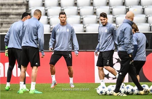 استعدادات ريال مدريد لمباراة بايرن ميونيخ