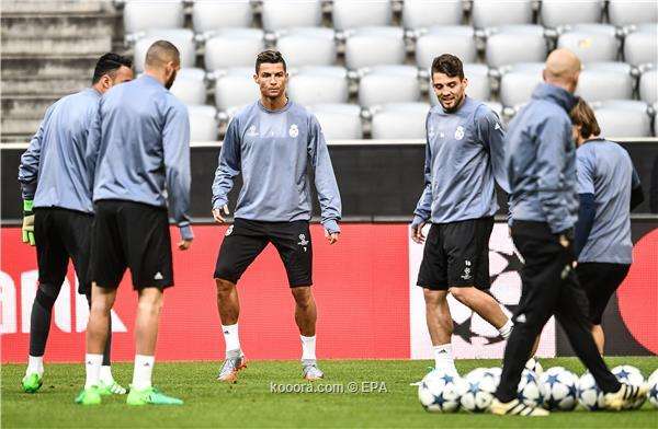 استعدادات ريال مدريد لمباراة بايرن ميونيخ