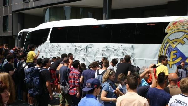 حافلة لاعبي ريال مدريد