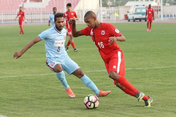 جانب من مباراة النصر والفحيحيل