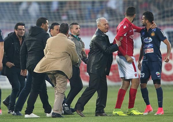 من مباراة النجم والترجي
