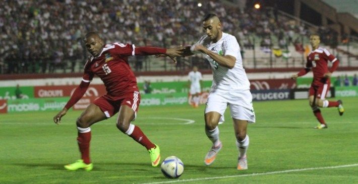 صورة أرشيفية لإحدى مباريات المنتخب الجزائري