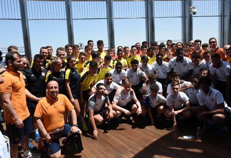 الفرق المشاركة ببطولة حمدان بن محمد في برج خليفة