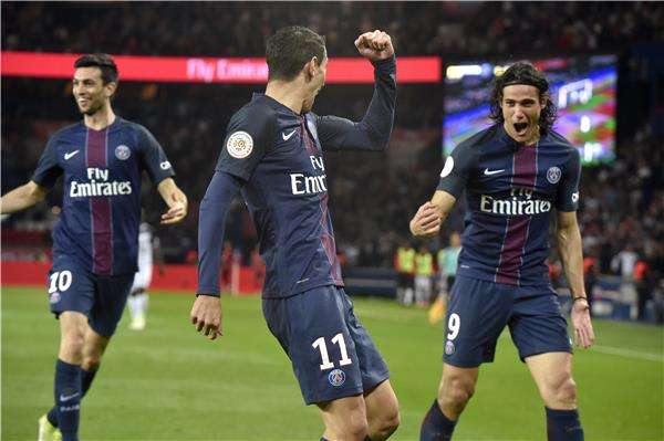 فرحة لاعبي سان جيرمان