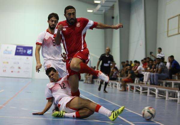  لقطة من مباراة المحرق مع منتخب شباب البحرين