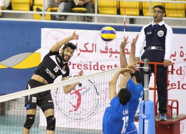 لقطة من مباراة النصر مع الأهلي