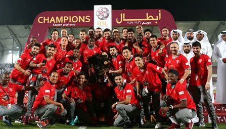 جانب من تتويج نادي لخويا