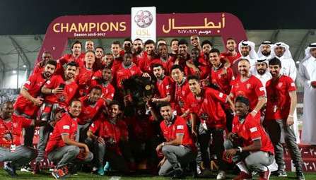 جانب من تتويج نادي لخويا