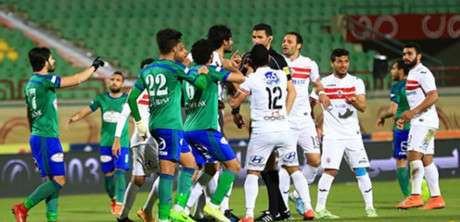 من مباراة الزمالك والمقاصة الأخيرة بالدوري